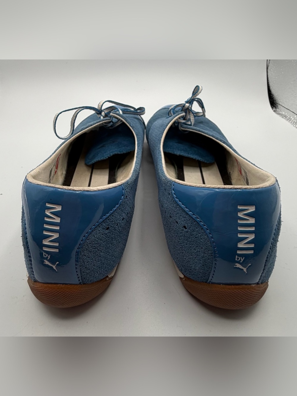 Puma x Mini Cooper Vintage Two-Tone Wingtip Ballerina Lace-Up Sneakers Size 10 - Picture 3 of 8
